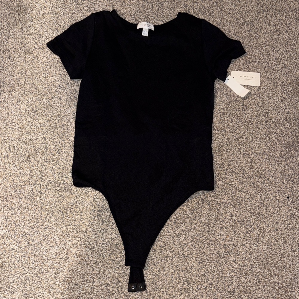 Altar'd State Black Bodysuit